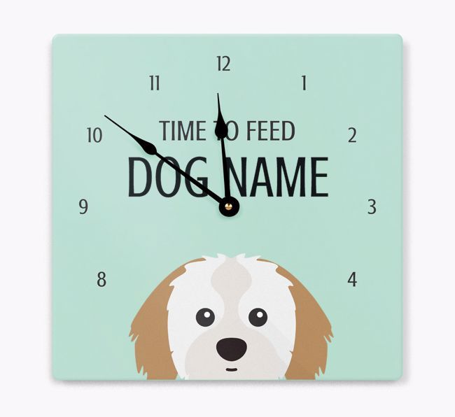 Tick Tock 'O' Clock: Personalised {breedFullName} Wall Clock